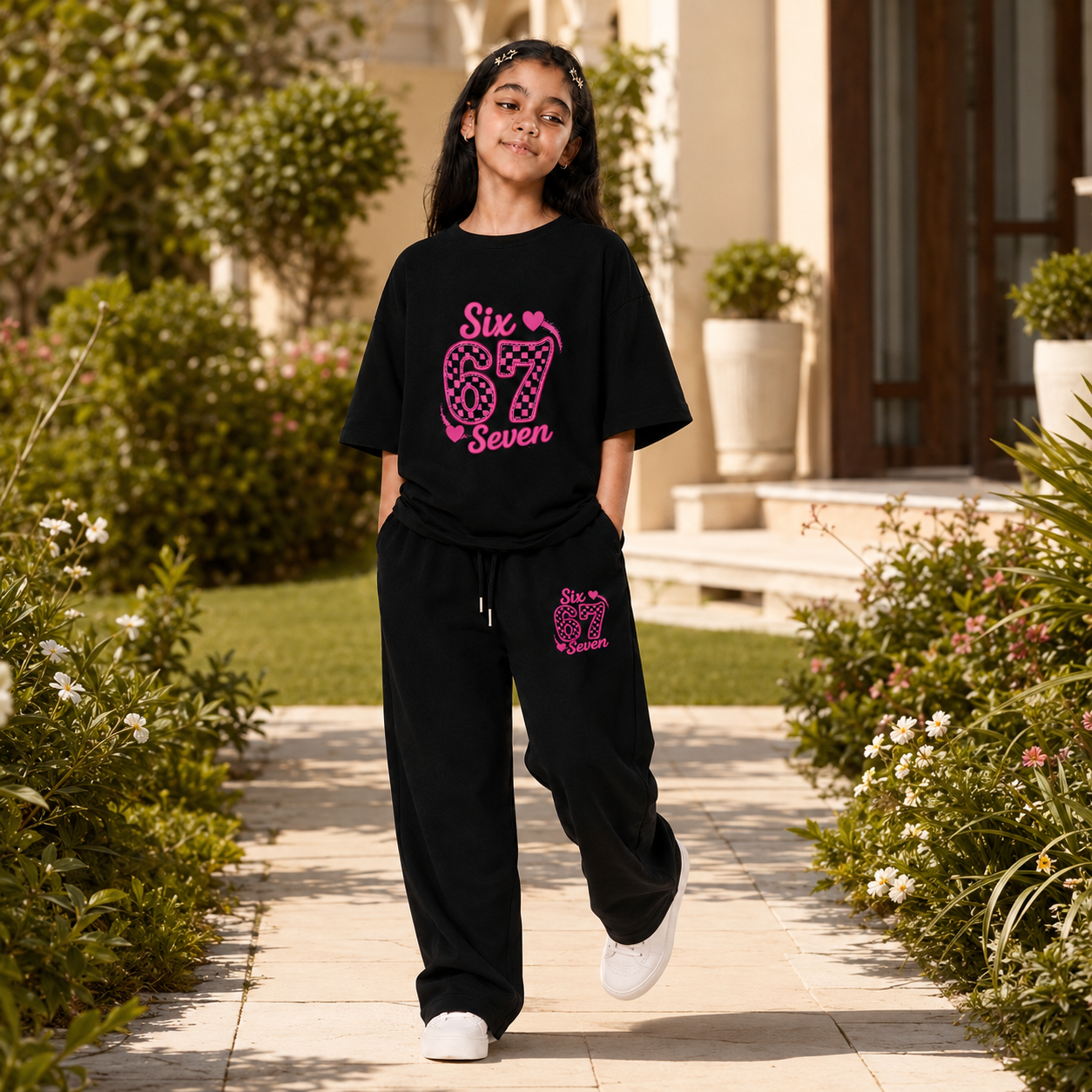 لبسة كيوت ومريحة لبنتك 💗 Oversize