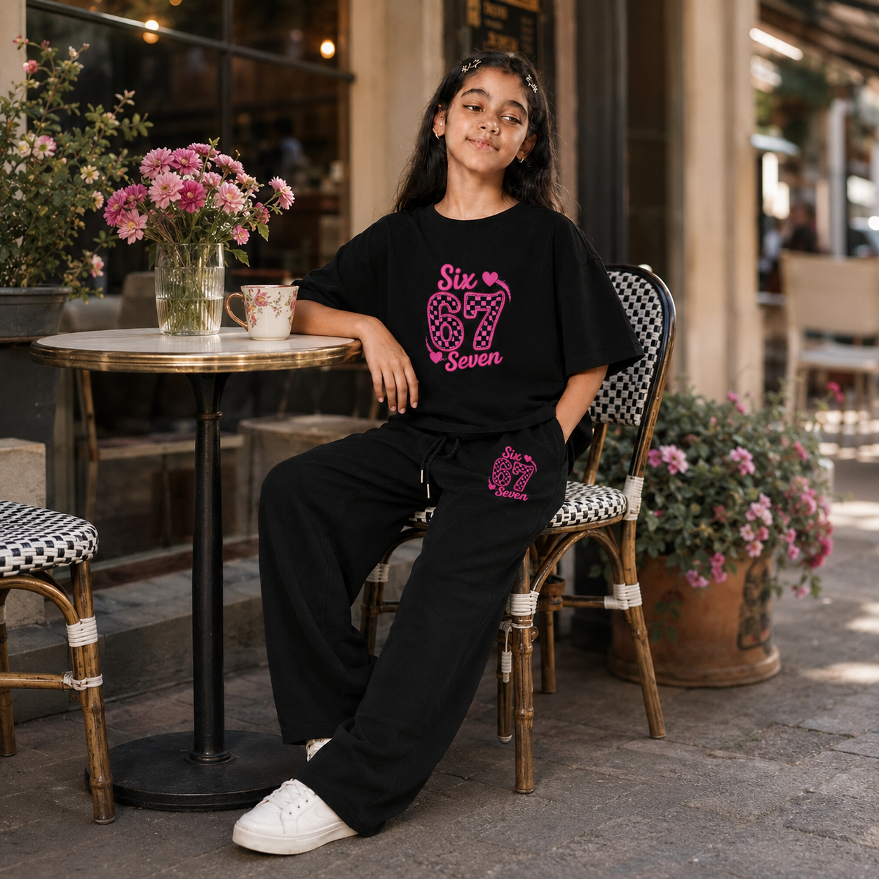 لبسة كيوت ومريحة لبنتك 💗 Oversize